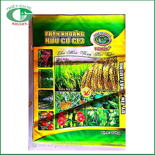 Phân Khoáng Hữu Cơ CL3